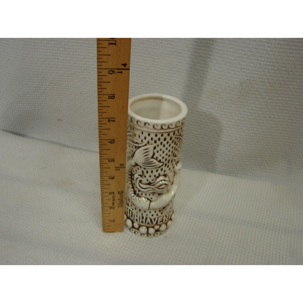Tiki Rob Rumhaven Tiki Mermaid Mug Ceramic 7" Tall Tumbler Cup - Picture 7 of 7